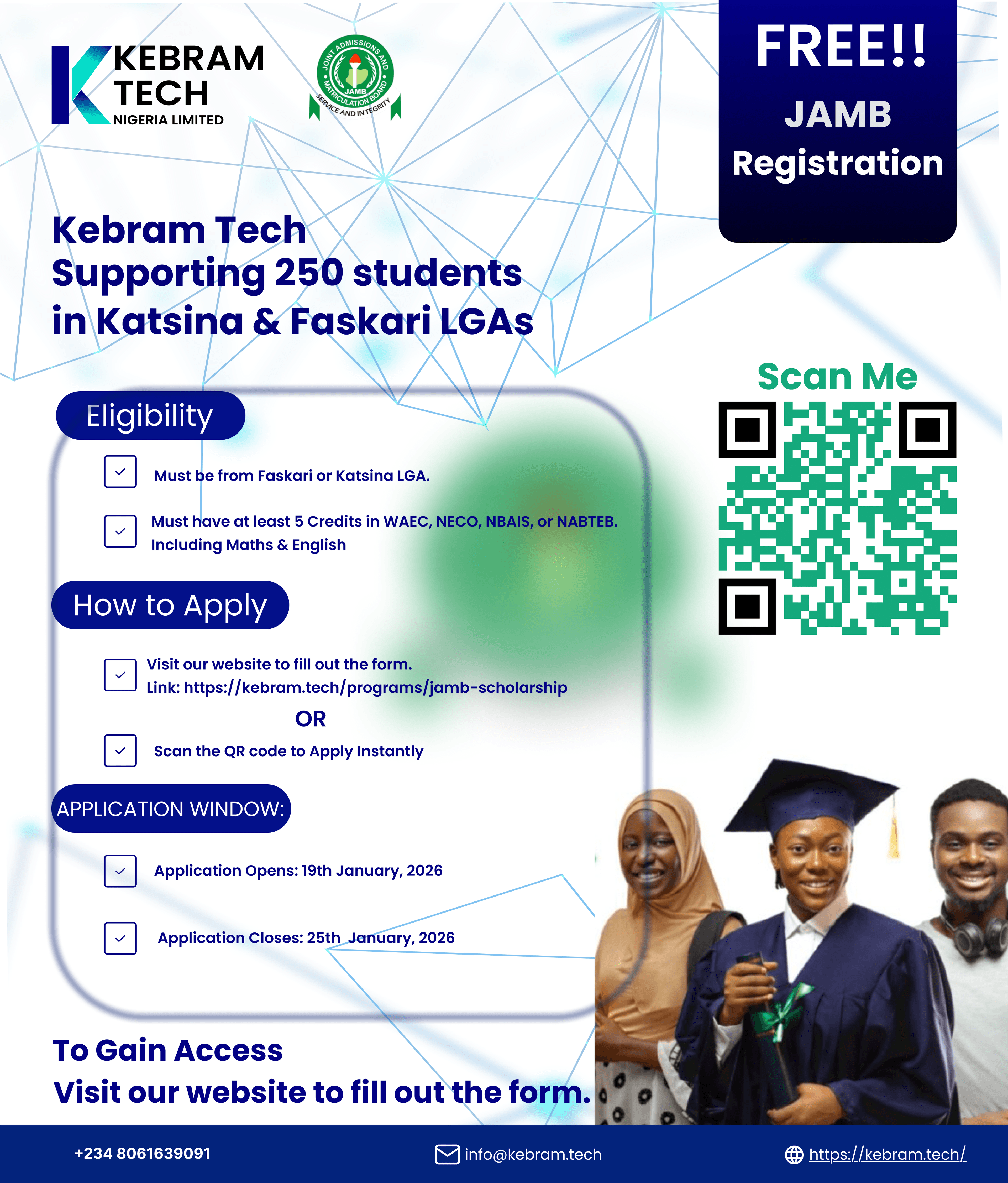 Empowering 250 Students with JAMB Scholarships